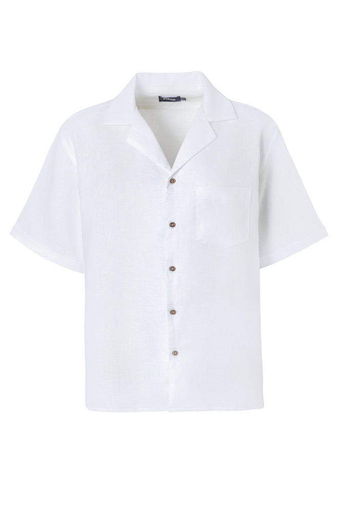 Sale Linen short sleeve summer shirt