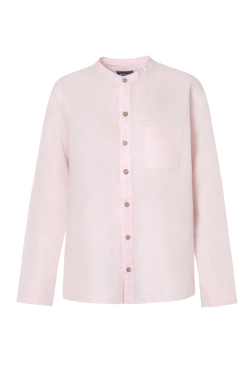 Kids linen nehru shirt