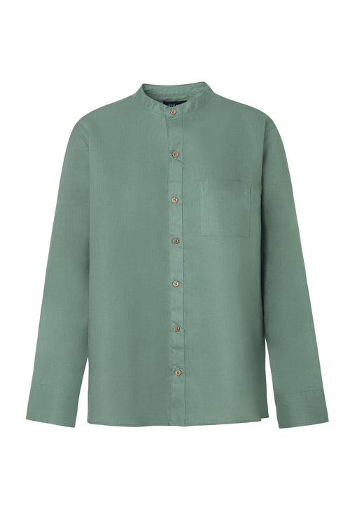 Kids linen nehru shirt