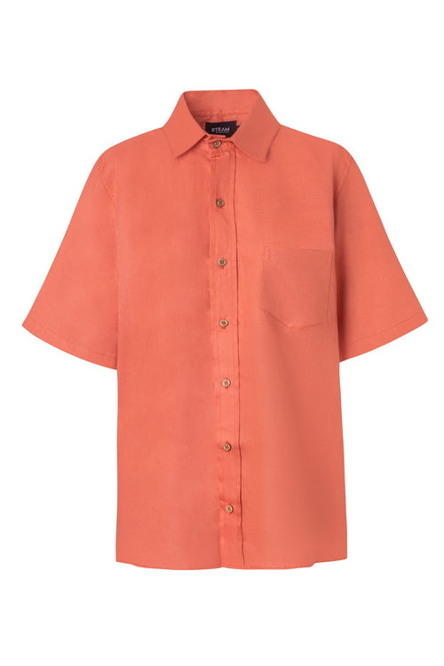 Sale Linen short sleeve shirt