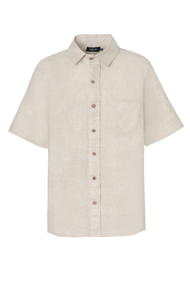 Sale Linen short sleeve shirt