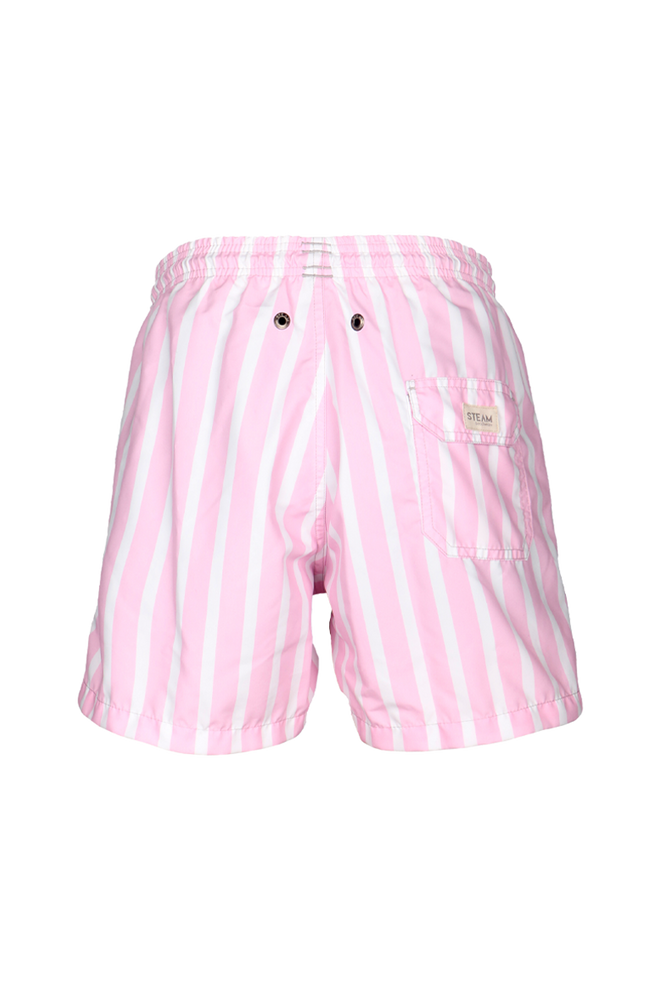 Sale Kids Swim Trunks BOLD PINK STRIPES