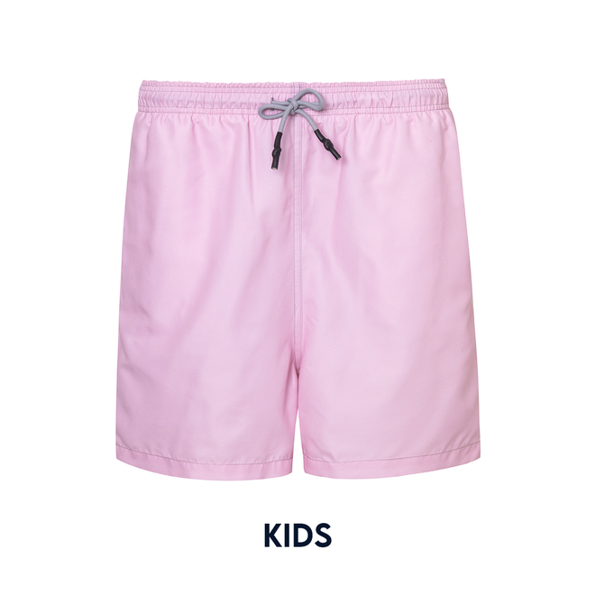 Sale Kids Swim Trunk Solid Pink