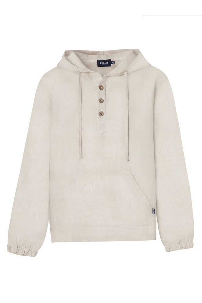 Linen hoodie